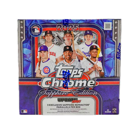 Lotus © 2025 Topps Chrome Update Series Baseball Sapphire Edition Box