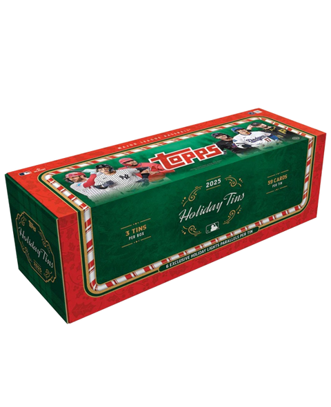 Lotus © 2025 Topps Holiday Baseball 3 Tin Box