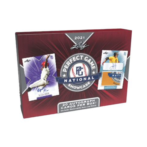 Lotus © 2021 Leaf Perfect Game National Showcase Hobby Box