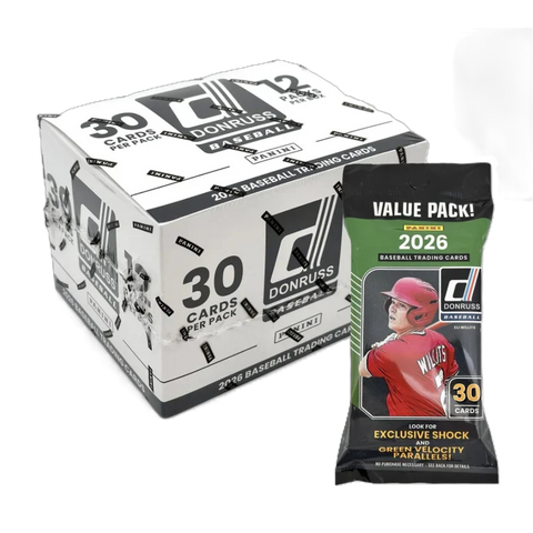 Lotus © 2026 Panini Donruss Baseball Jumbo Value 12-Pack Box