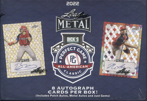 Lotus © 2022 Leaf Metal Perfect Game All-American Classic Baseball Hobby Box