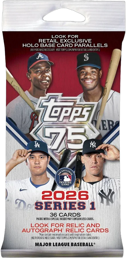 Lotus © 2026 Topps Series 1 Baseball Jumbo Value Pack